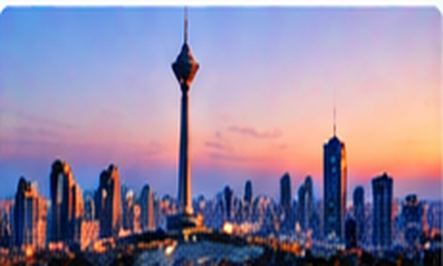 Tehran city view